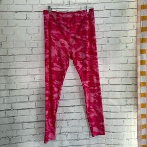 LuLaRoe Pink Tie-Dye Leggings